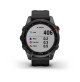 fēnix 7S Solar - Slate Gray with Black Band - 42mm - Solar - 010-02539-13 - Garmin